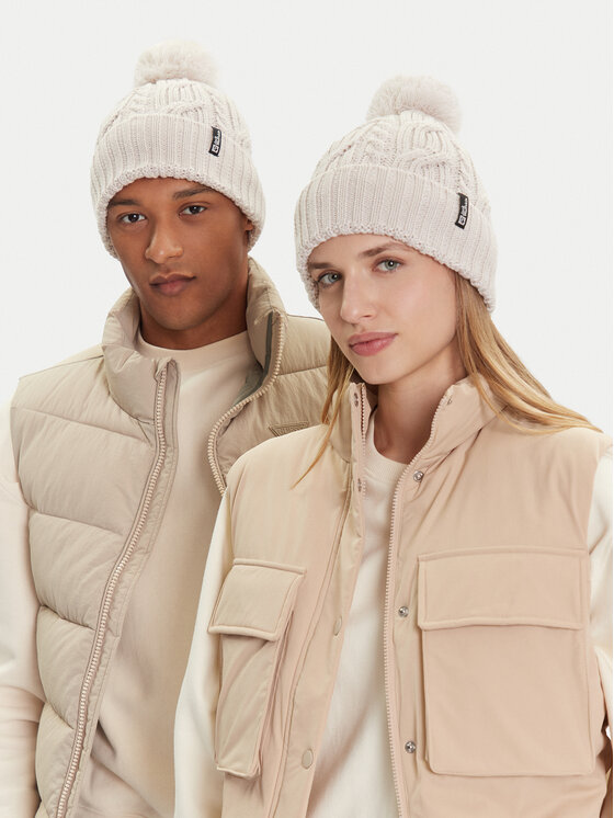 Jack Wolfskin Jack Wolfskin Mütze Pompom 1905092 Beige