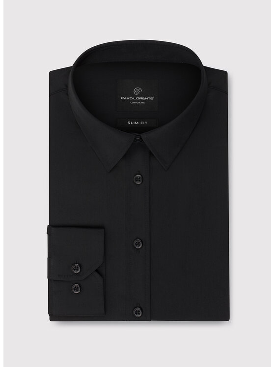 Pako Lorente Pako Lorente Koszula B24WH-1X-048 Czarny Slim Fit
