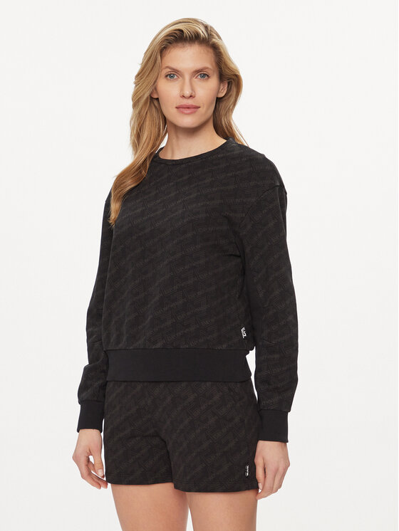 EA7 Emporio Armani EA7 Emporio Armani Pulóver 3DTM06 TJUAZ 1200 Fekete Regular Fit