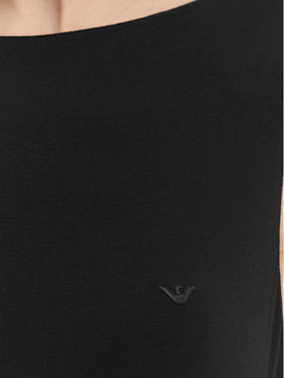 Emporio Armani Emporio Armani Rochie de vară EW003413 AF20240 UC001 Negru Regular Fit