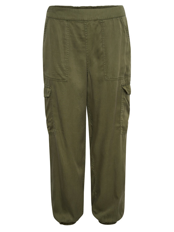 Kaffe Kaffe Hlače Zilia 10507507 Zelena Relaxed Fit