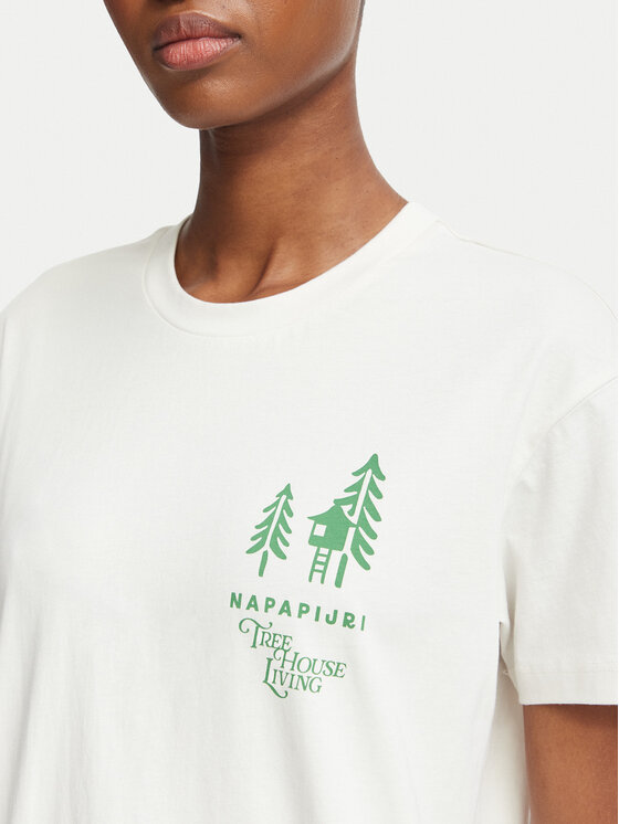 Napapijri Napapijri Футболка Bliss NP0A8AVF Кремовий Regular Fit