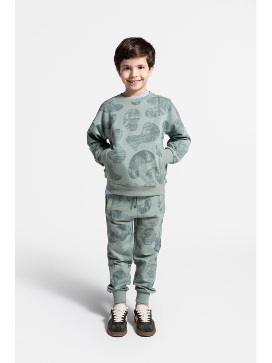 Coccodrillo Coccodrillo Spodnie dresowe WC5120103SBK-027 Khaki Regular Fit