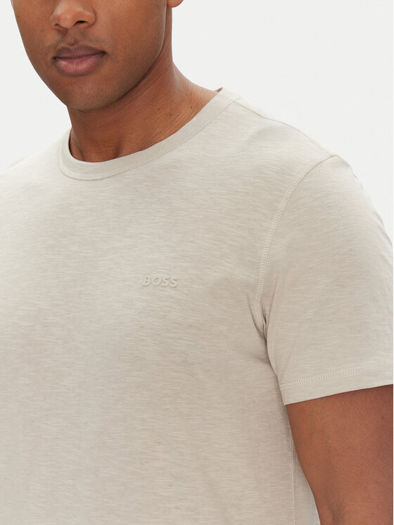 BOSS BOSS T-Shirt Tegood 50508243 Beige Regular Fit