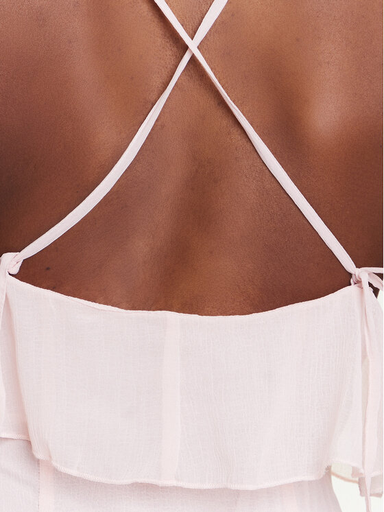 Vero Moda Vero Moda Sukienka wieczorowa Camille 10336405 Różowy Regular Fit