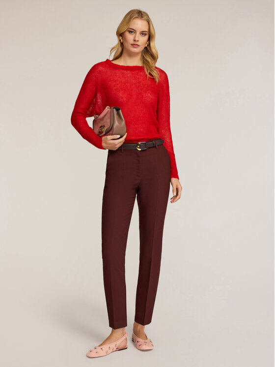 Motivi Motivi Pantaloni di tessuto P020Q004214N022 Marrone Regular Fit