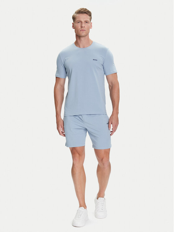 BOSS BOSS Szorty sportowe Mix&Match 50515314 Błękitny Regular Fit