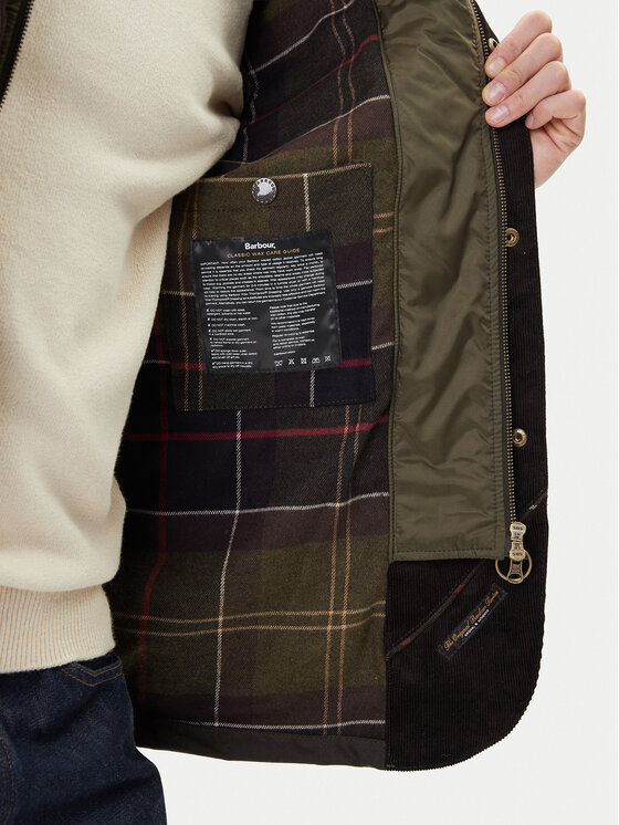 Barbour Barbour Μπουφάν μεταβατικό Ogston MWX0700OL51 Πράσινο Regular Fit