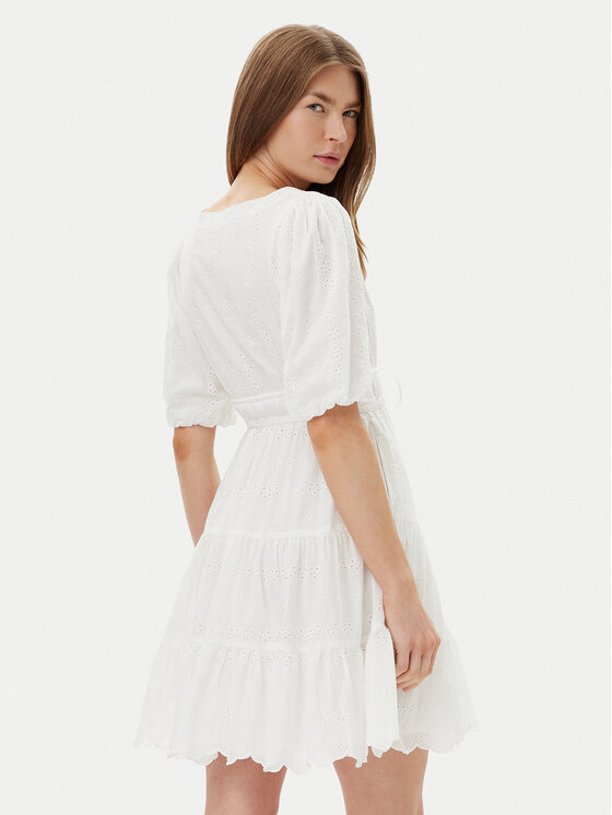 Pepe Jeans Pepe Jeans Vestito estivo Day PL953694 Bianco Regular Fit