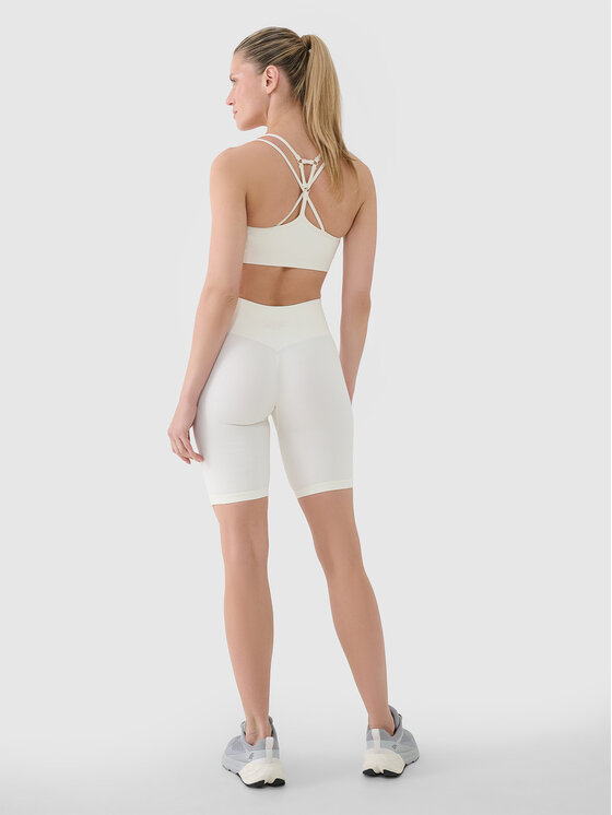 4F 4F Szorty sportowe MULTI ACTIVE Biały Slim Fit