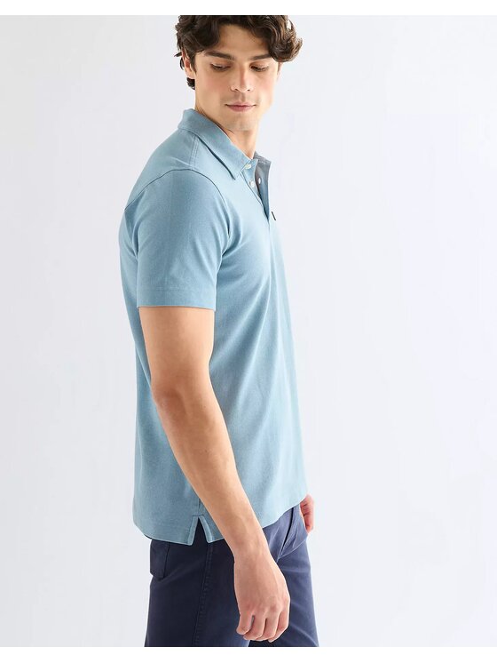 Wrangler Wrangler Polo 112378448 Niebieski Regular Fit