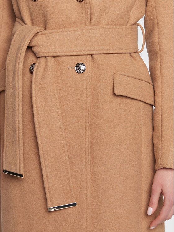 Wollmantel 222GAELA2 Beige Regular Fit Modivo.at