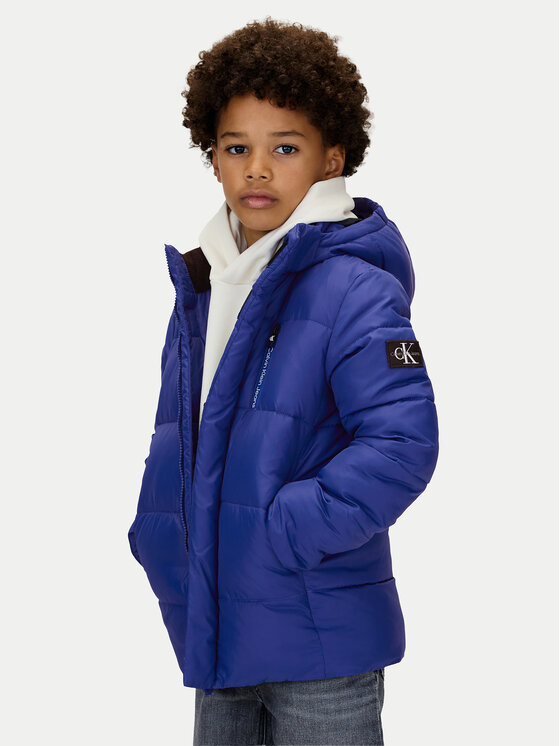 Calvin Klein Jeans Calvin Klein Jeans Giubbotto invernale Essential IB0IB01276 M Blu Regular Fit