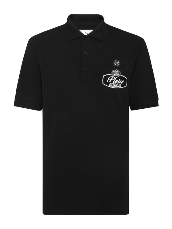 PHILIPP PLEIN PHILIPP PLEIN Polo 22263 Czarny Slim Fit