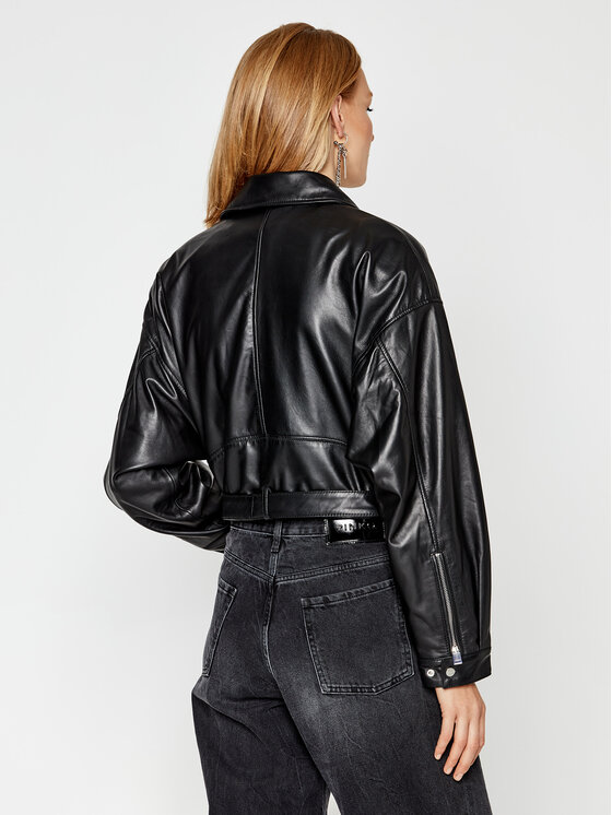 LaMarque LaMarque Bőrkabát Dylan 4467 Fekete Oversize