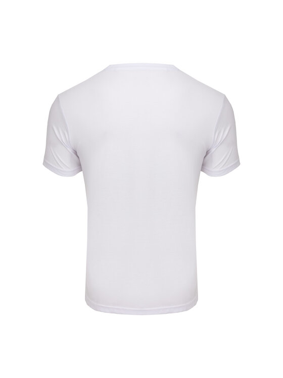 Alpha Industries Alpha Industries T-Shirt AI.100501-09-3XL Biały Basic Fit