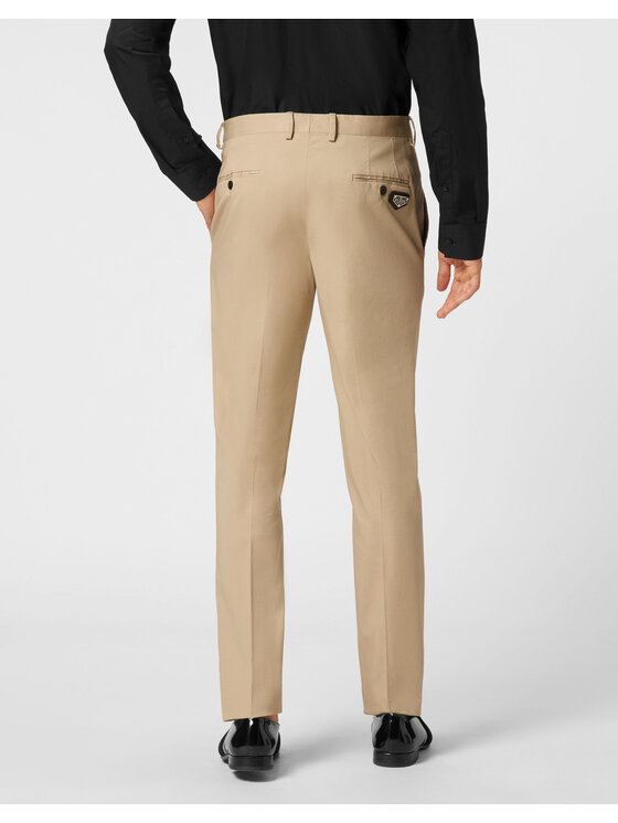 PHILIPP PLEIN PHILIPP PLEIN Chinosy 9387 Beżowy Chino Fit