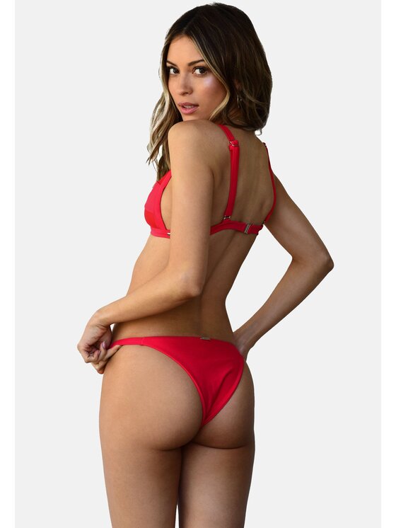 La Michaux La Michaux Bikini pezzo sotto FIERCE Rosso