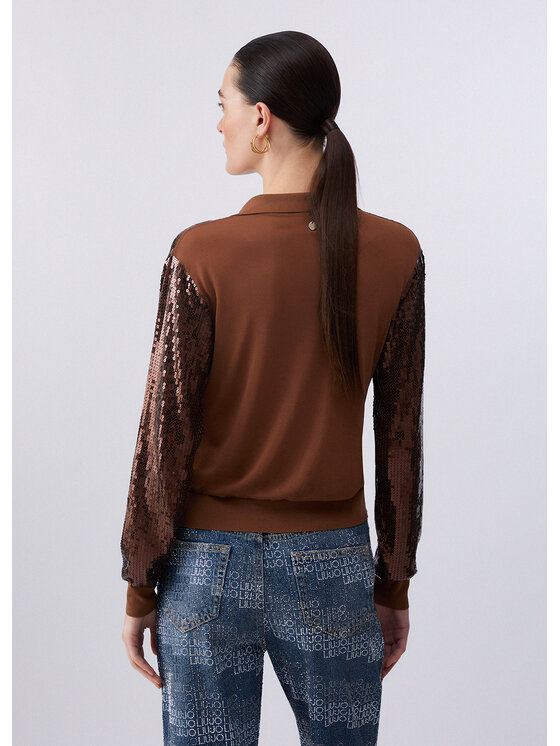 Liu Jo Liu Jo Sweter WA6218MA68RL9052 Brązowy Regular Fit