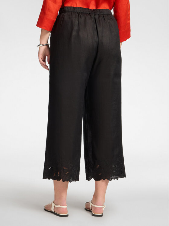 Elena Mirò Elena Mirò Spodnie materiałowe P003P000489N033 Czarny Regular Fit