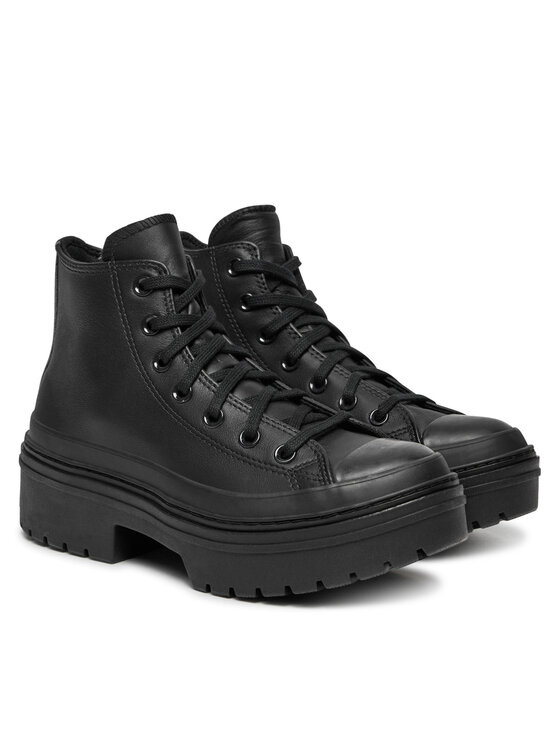Converse Converse Kotníková obuv Chuck Taylor All Star Lugged Heel Leather Platform A10369C Černá