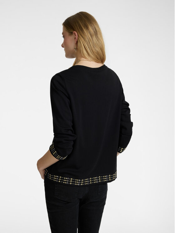 Elena Mirò Elena Mirò T-Shirt G274Z000416N033 Czarny Regular Fit