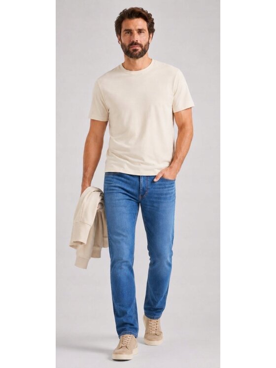 Wrangler Wrangler Jeansy Greensboro Niebieski Regular Fit