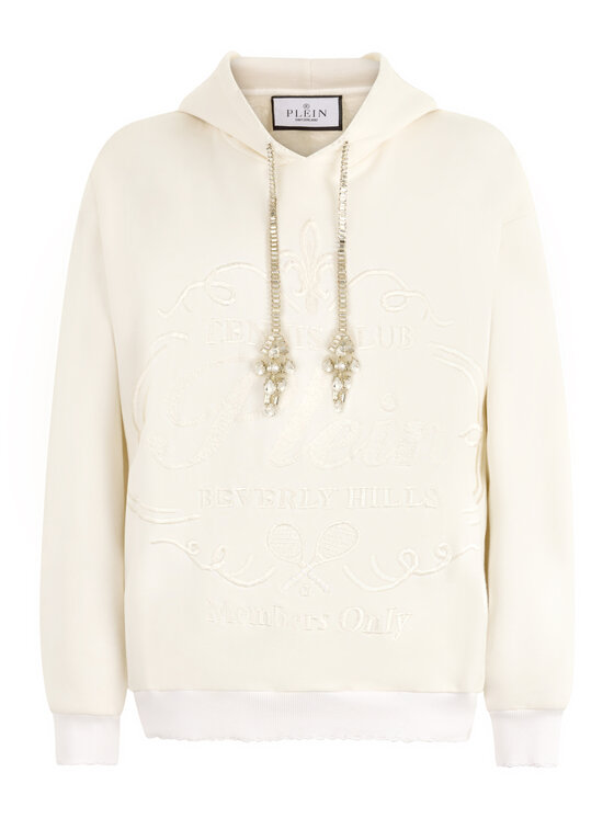 PHILIPP PLEIN PHILIPP PLEIN Bluza 30518 Biały Regular Fit