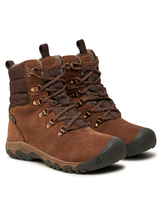 Keen Keen Pārgājienu apavi Greta Waterproof 1027717 Brūns