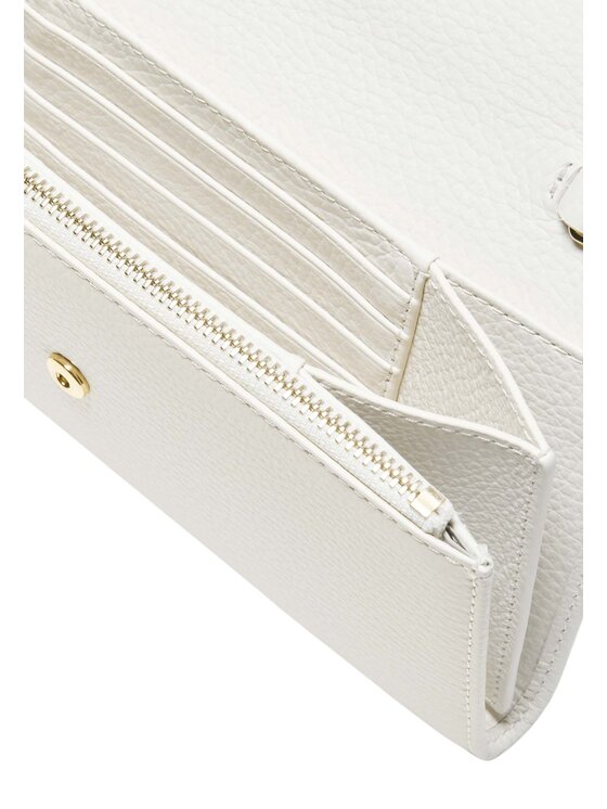 Coccinelle Coccinelle Portafoglio METALLIC S24 Bianco