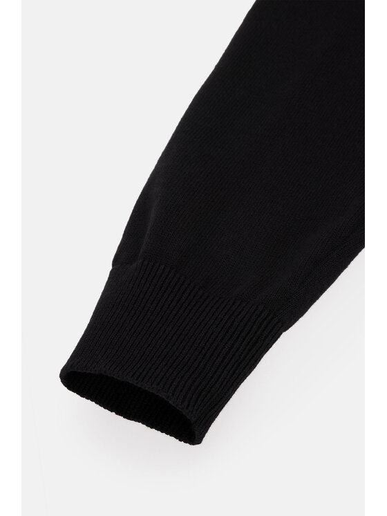 Lancerto Lancerto Sweter Harrison SW073123000005 Czarny Regular Fit