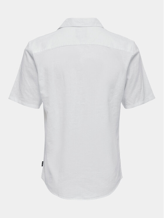 Only & Sons Only & Sons Koszula Caiden 22025116 Biały Slim Fit