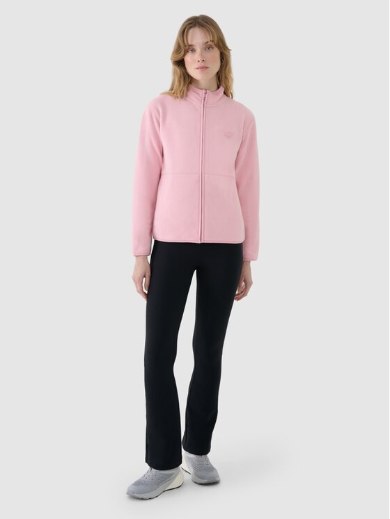 4F 4F Felpa di pile 4FWSS25TFLEF322-56S Rosa Regular Fit