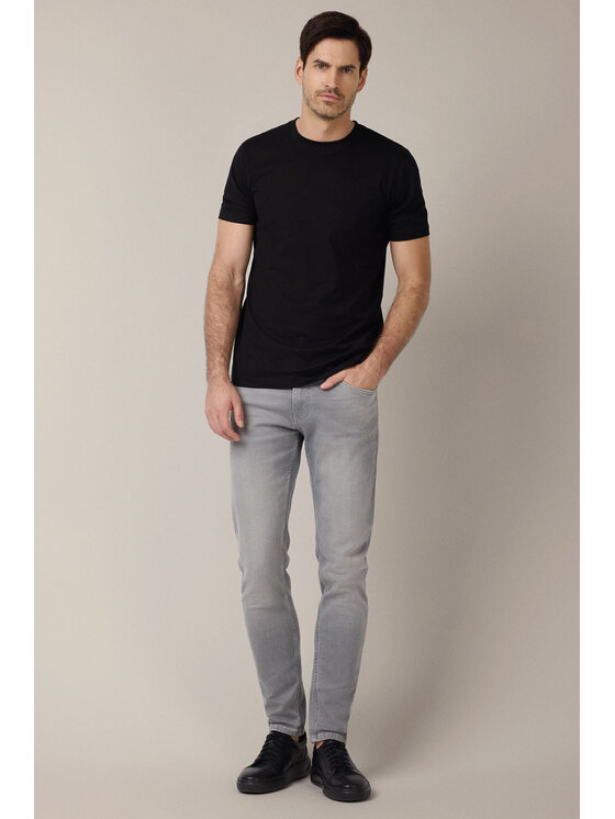 Lancerto Lancerto Spodnie materiałowe Guido SP113225000011 Szary Slim Fit