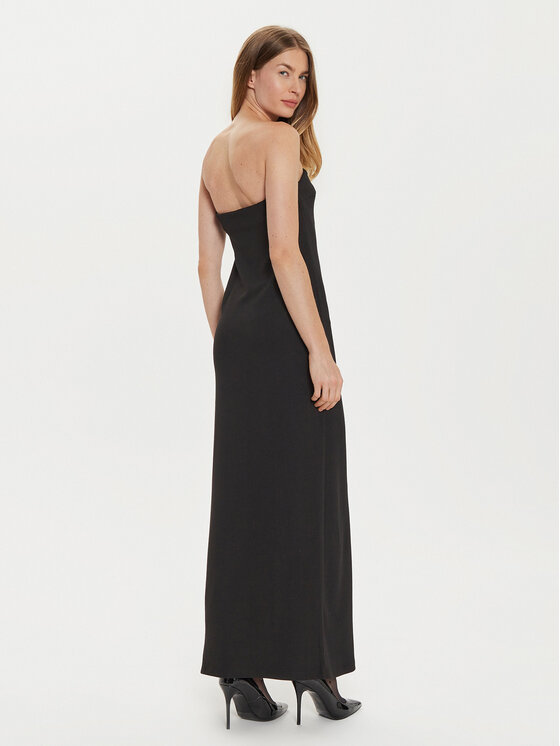 Eleh Eleh Õhtune kleit E00306 Must Slim Fit