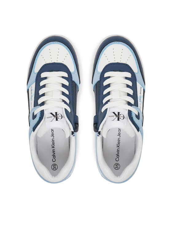 Calvin Klein Jeans Calvin Klein Jeans Sneakersy Low Cut Lace-Up Sneaker V3X9-82091-1355 Niebieski