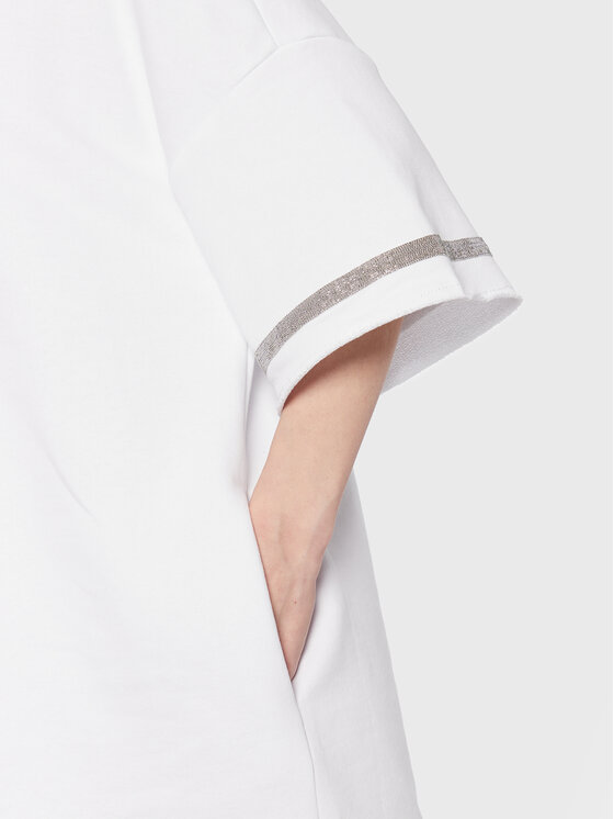 Fabiana Filippi Fabiana Filippi Ikdienas kleita ABD273W179 Balts Regular Fit