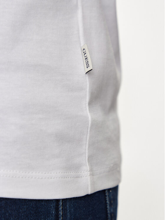 Guess Jeans Guess Jeans Póló M4YI50 K8HM0 Fehér Regular Fit