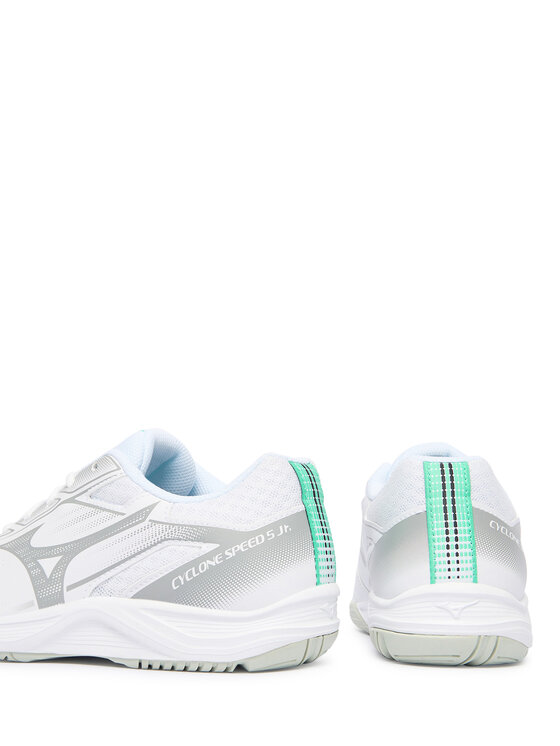Mizuno Mizuno Halové topánky Cyclone Speed 5 Jr. V1GD2511 Biela