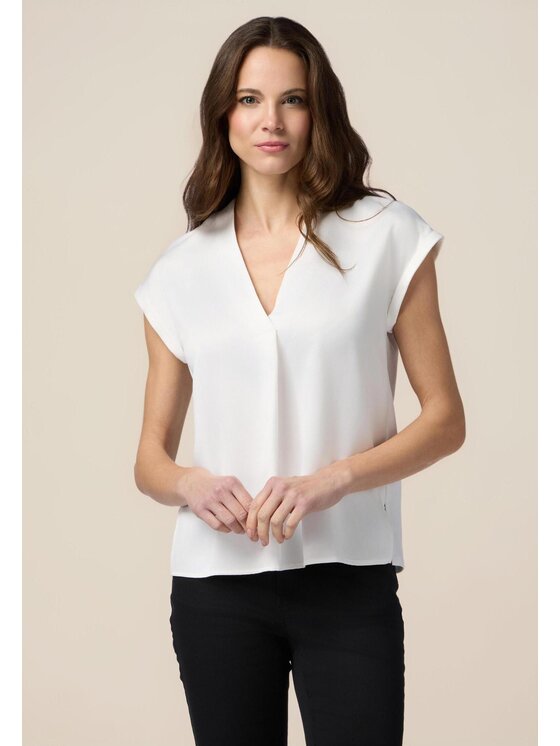 Oltre Oltre T-Shirt G268J003984N011 Biały Regular Fit