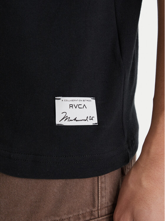 RVCA RVCA T-shirt Va X Ali Ringside 23A353527 Crna Regular Fit