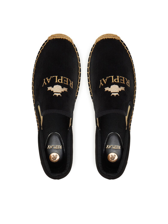 REPLAY REPLAY Espadryle GWF22 .000.C0086T Czarny