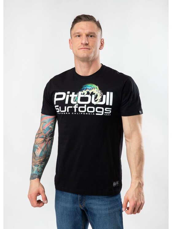 PITBULL PITBULL T-Shirt AUTOMATIC Czarny Regular Fit