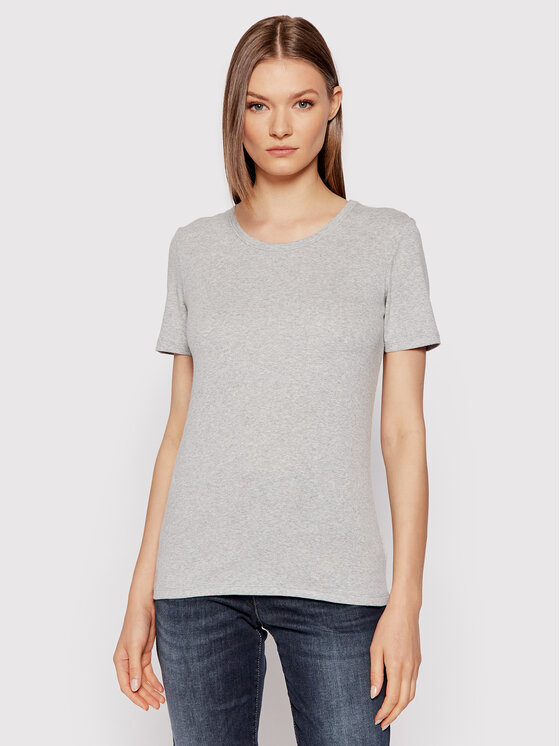 United Colors Of Benetton Tricou 3GA2E16A0 Gri Regular Fit