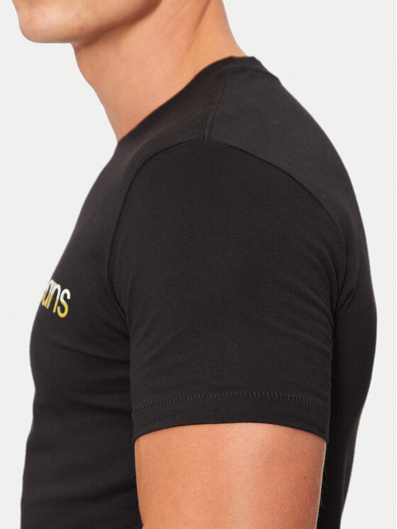 Calvin Klein Jeans Calvin Klein Jeans T-Shirt Two Tone Institutional J30J325676 Czarny Regular Fit
