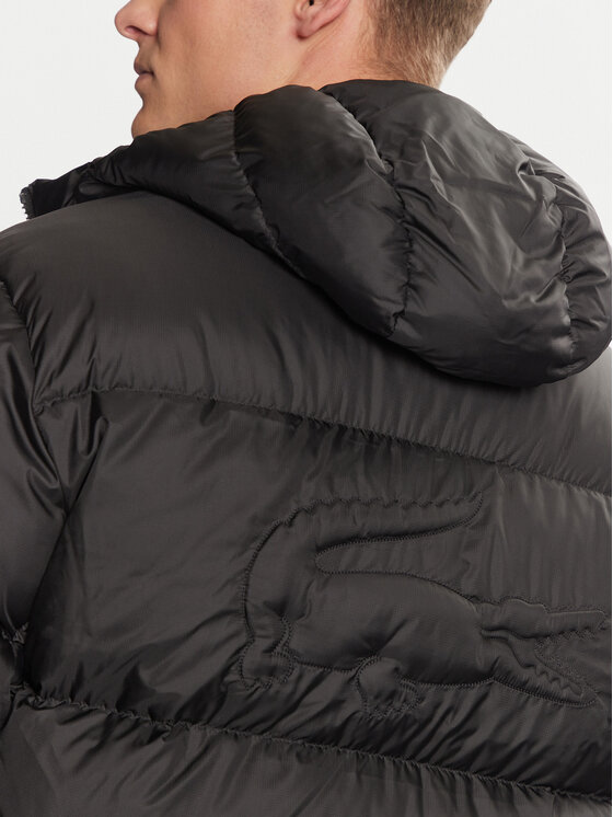 Lacoste Lacoste Μπουφάν πουπουλένιο BH2905 Μαύρο Regular Fit