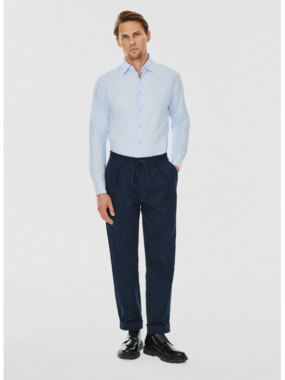 Pako Lorente Pako Lorente Koszula P24WN-1X-032 Niebieski Slim Fit