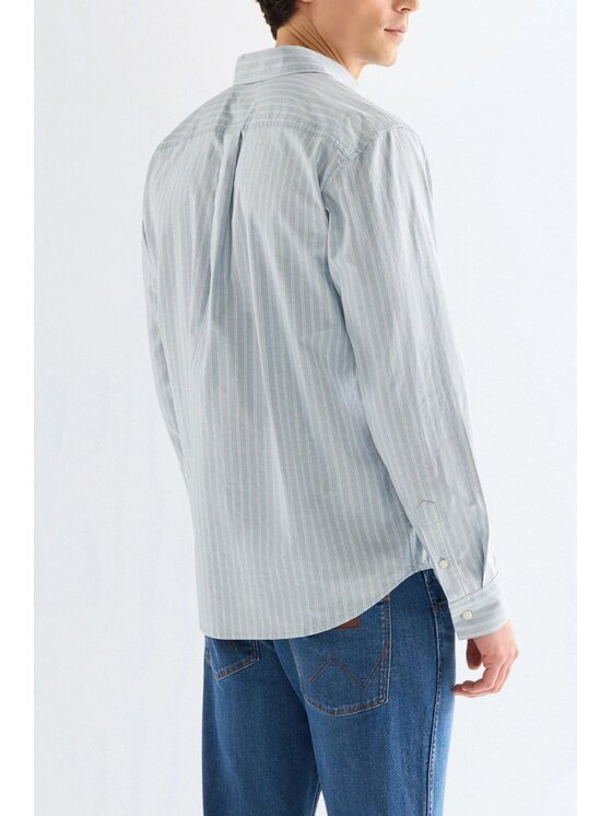 Wrangler Wrangler Camicia 1 PKT SHIRT Blu Regular Fit