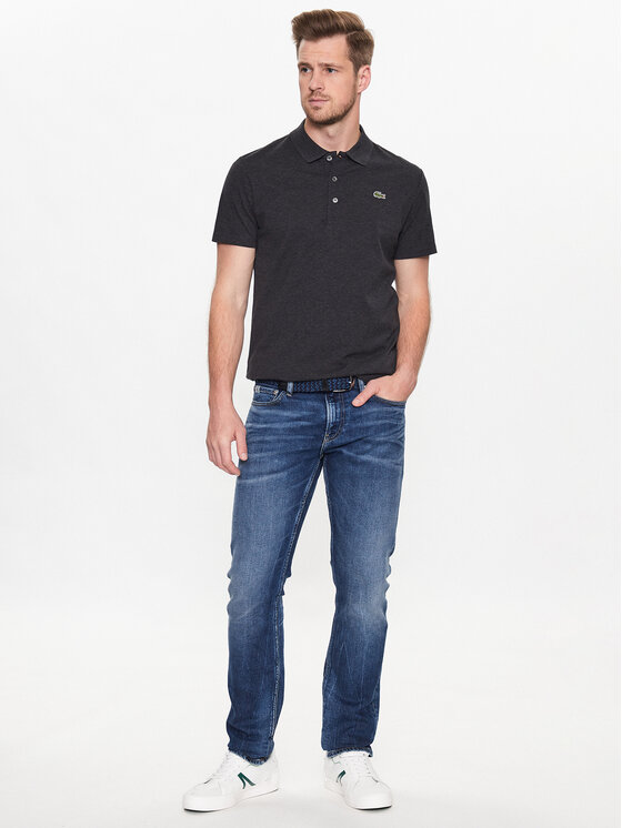 Lacoste Lacoste Поло YH4801 Чорний Regular Fit