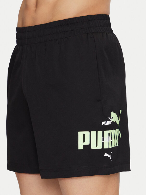 Puma Puma Szorty sportowe Ess Logo Lab 684672 Czarny Regular Fit